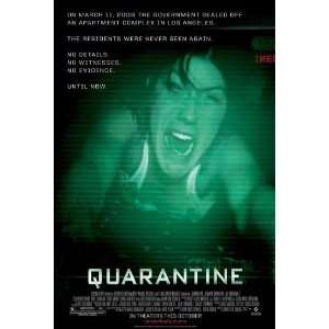  QUARANTINE 27X40 ORIGINAL D/S MOVIE POSTER Everything 