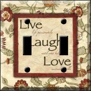 Live Laugh Love LL Light Switch Cover wall plate  