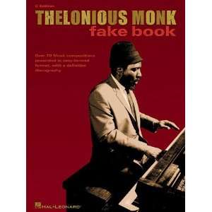  Thelonious Monk Fake Book   C Edition   Artist Books 