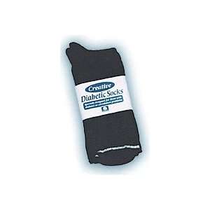  PEL PECDSOCKBK Black Men s Diabetic Socks Size 10 13   6 
