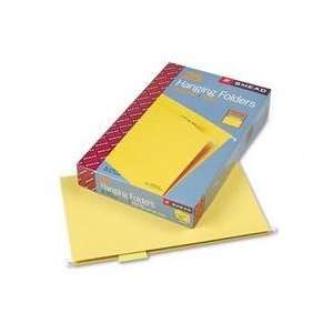  Hanging Folders, Recycled, Legal, Yellow, Color Matched 1 