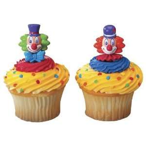  Clown Heads Cupcake Picks