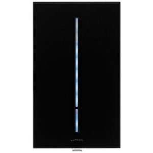   Vierti Blue LED 600 Watt Single Pole Black Dimmer