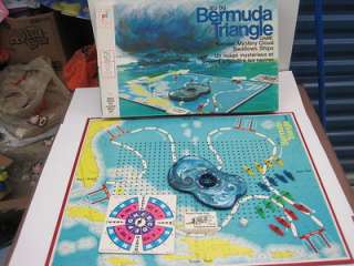MILTON BRADLEY  BERMUDA TRIANGLE Board Game EUC 100% Complete 1975 