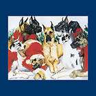 Great Dane Choir Christmas Cards, Boxed Set, R. Maystead items in 