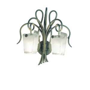   Wrought Iron Wall Light from the Tribecca Collection