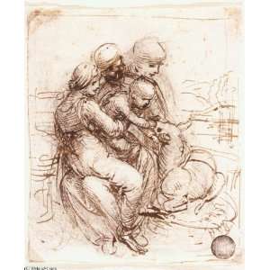     Study of St Anne, Mary, the Chr 