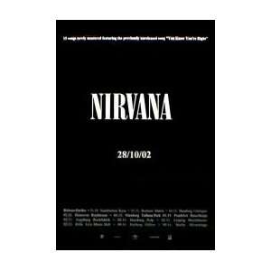  NIRVANA Greatest Hits Music Poster
