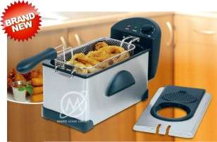 2000W 3L Electric Deep Fryer Stainless Steel for Housing Comercial 