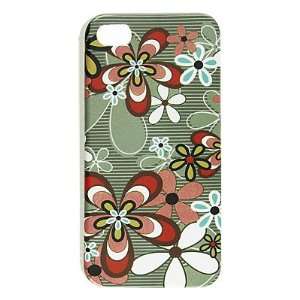  Gino Hard Plastic Floral IMD Multi Color Back Cover for 