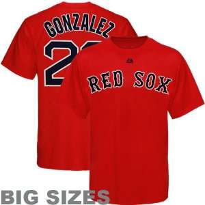  Adrian Gonzalez Boston Red Sox Big & Tall Red Name 