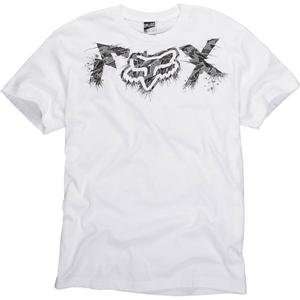  Fox Racing Outlaws T Shirt   Small/White Automotive