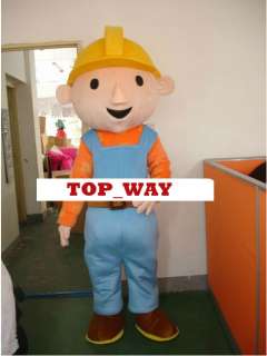 you are bidding on adult size bob the builder mascot costume halloween 