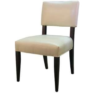  Jason Bonded Leather Side Chair in Cream Furniture 