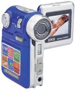 NEW Digital Camcorder Blue hand held Compact Video Camera 4x Zoom 