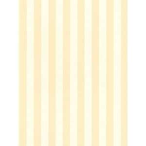 Beige Half Inch Stripe Wallpaper 