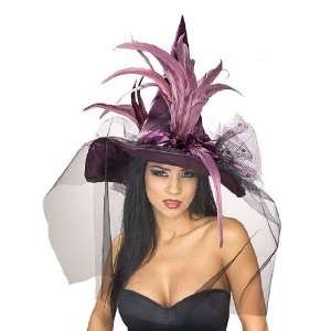  Purple Feather Witch Hat Toys & Games