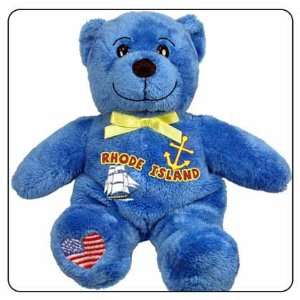  Rhode Island Symbolz Plush Blue Bear Stuffed Animal Toys & Games