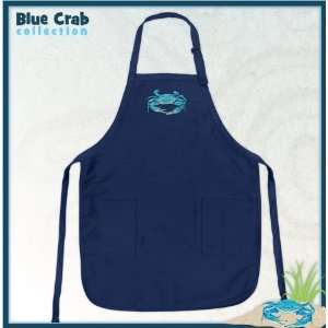  BLUE CRAB Apron Blue Blue Crab TOP RATED for Grilling 