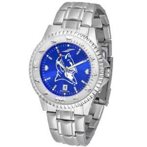  Duke Blue Devils Competitor AnoChrome Steel Band Watch 