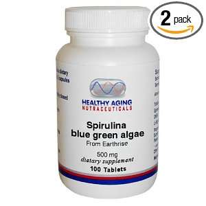 Healthy Aging Nutraceuticals Spirulina Blue Green Algae 500 Mg From 