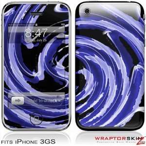   3GS Skin and Screen Protector Kit   Alecias Swirl 02 Blue Electronics