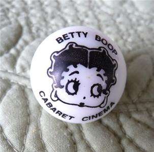 Betty Boop, Glass 1 Marble  