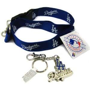  Blue Los Angeles LA Dodgers Keychain Lanyard Pack Office 