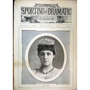  1892 Portrait Woman Crown Sport Drama Milford
