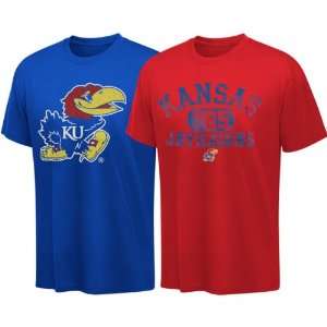  Kansas Jayhawks Two T Shirt Combo Pack