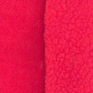  58 Wide Malden Mills Double sided Fleece Red Fabric By 