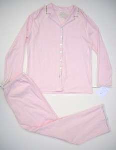 Eileen West Cupids Kiss Pajama PJ Set M C593764 Pink  