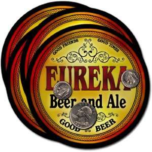 Eureka , NV Beer & Ale Coasters   4pk