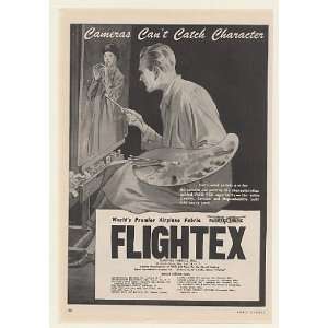  1944 Flightex Airplane Fabric Painter Artist Print Ad 