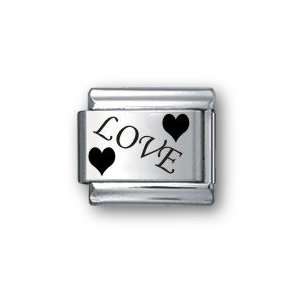  Body Candy Italian Charms Laser Love Jewelry
