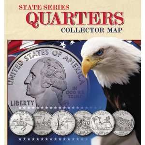  0794821944 State Quarters Collector Map Toys & Games