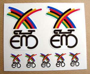 Eddy Merckx Vintage Cycle Bike Frame Decals Stickers  