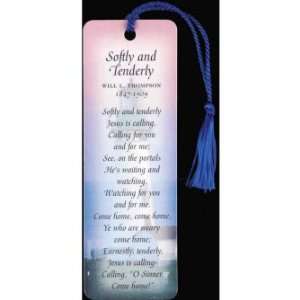  Bookmark Softly and Tenderly 