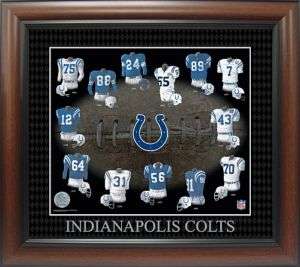 Indianapolis Colts Uniform History Plaque Framed NEW  