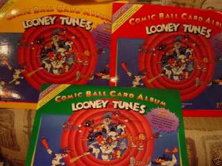 LOONEY TUNES COMPLETE COMIC BALL SET AND ALBUMSNEW1990  