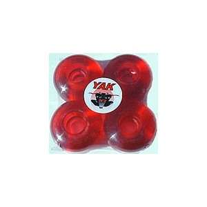  Ruby Booby Red Skateboard Wheels 4 Pak
