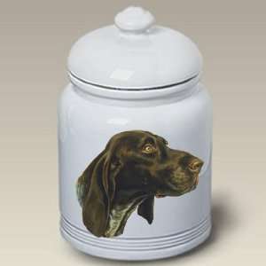  German Shorthaired Pointer Dog   Linda Picken Treat Jar 