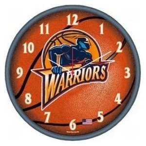  Golden State Warriors Round Clock