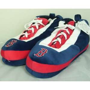  Boston Red Sox MLB Wrapped Logo Plush Sneaker Slippers 