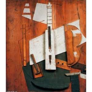   Pablo Picasso   24 x 28 inches   Guitarra y botella