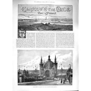  1888 GLASGOW EXHIBITION BOTHWELL CASTLE CLYDE CORA LINN 