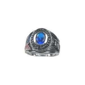  Simulated Saphire Professional Truck Drivers Ladies Ring 
