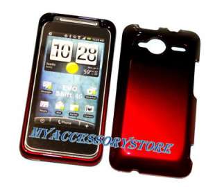 Sprint HTC Evo Shift 4G ( Slide ) Red Snap On Hard Phone Faceplate 