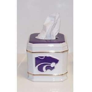Kansas State Wildcats Bathroom Tissue Box Cover NCAA College Athletics 