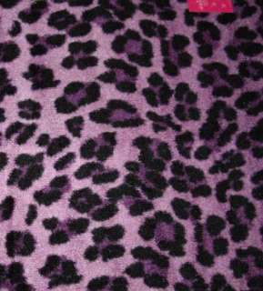   LEOPARD Cheetah Cat PURPLE BLACK Room Area Rug 4x6 OR 2x4  